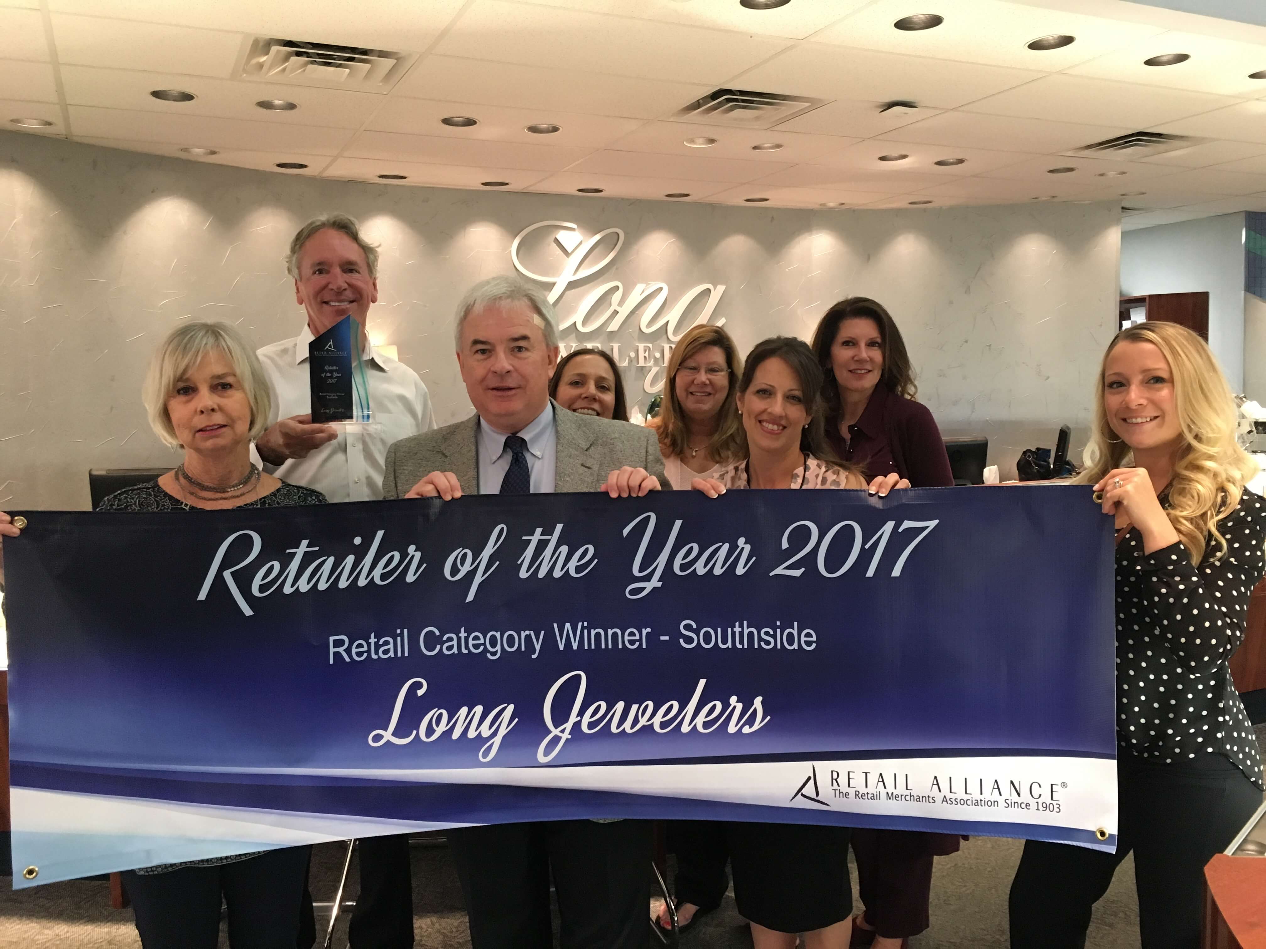 Virginia Beach's Long Jewelers Named Retailer of the Year 2017