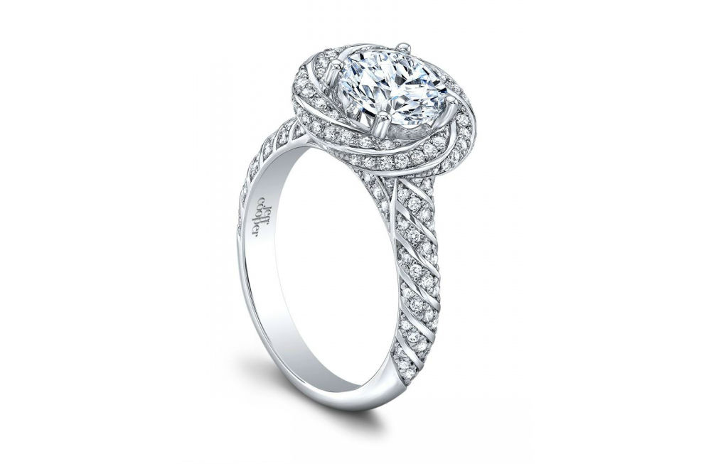 Lumiere collection engagement rings at Long Jewelers