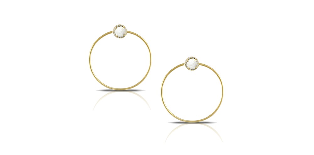 Doves by Doron Paloma Hoop Earrings