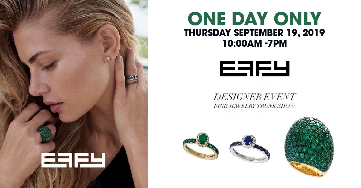 Annual Effy trunk show at Long Jewelers