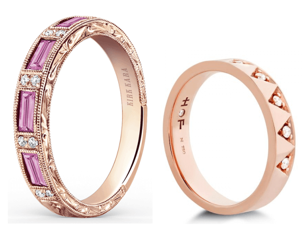 Rose Gold Wedding Bands Available at Long Jewelers