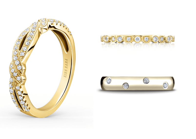 yellow Gold Wedding Bands Available at Long Jewelers