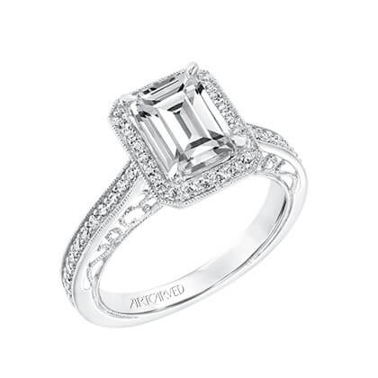 ArtCarved Engagement Ring Available at Long Jewelers