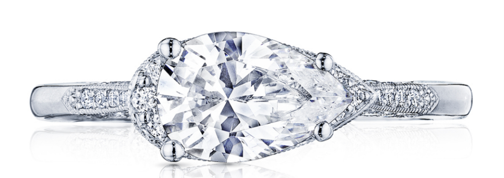 TACORI pear shaped engagement rings at Long Jewelers