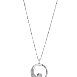 Kelly Waters February Amethyst Birthstone Pendant BL2440N2 thumbnail 2