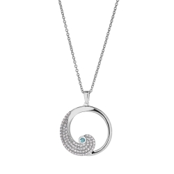 Kelly Waters March Aquamarine Birthstone Pendant BL2440N3