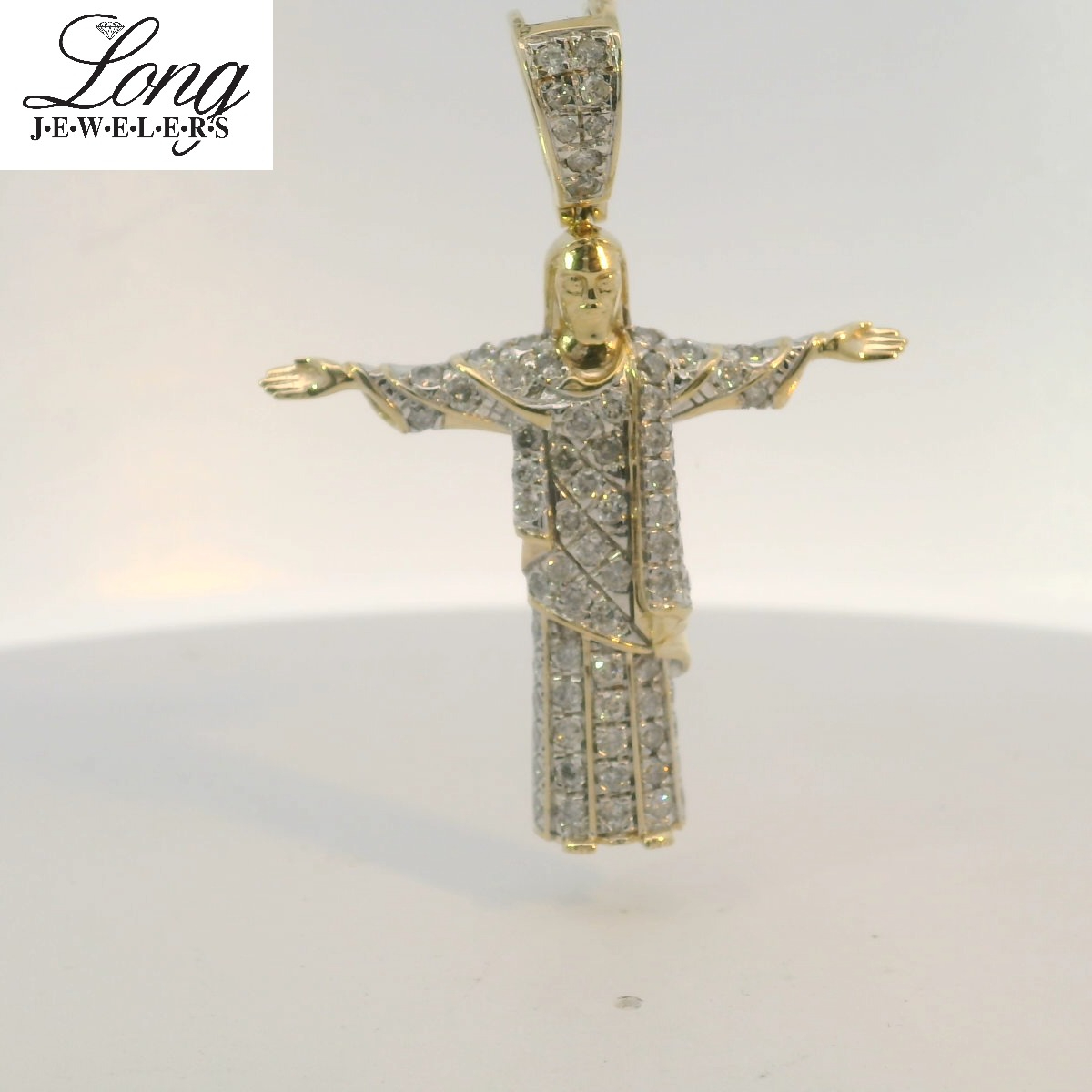 10K Yellow Gold Religious Necklace - Elegant Faith-Inspired Jewelry 10K Yellow Gold Religious Necklace - Elegant Faith-Inspired Jewelry