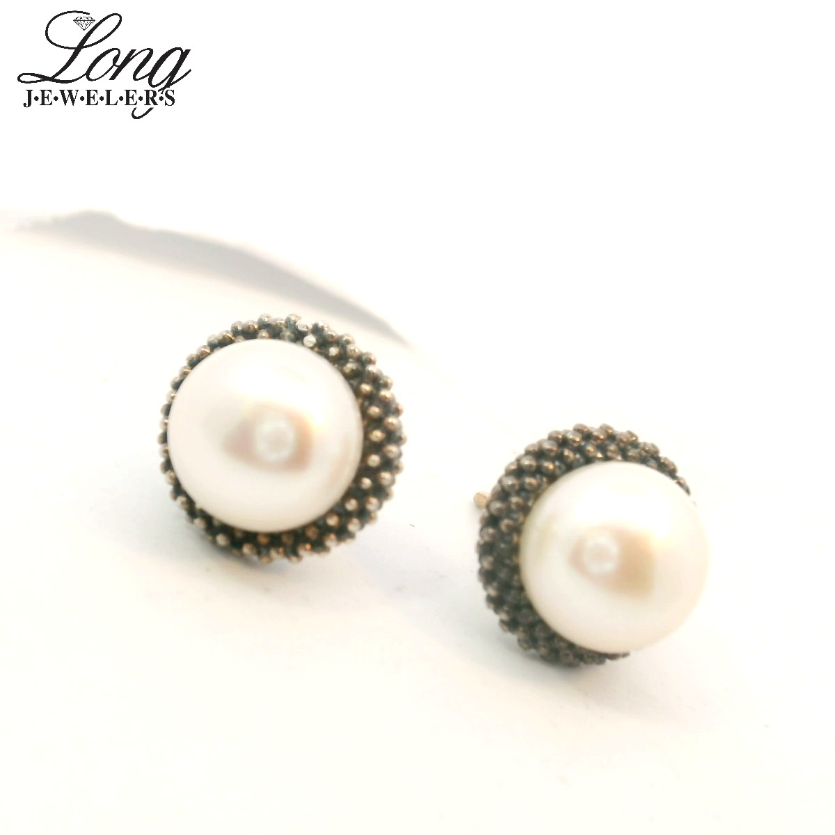 Elegant Sterling Silver (925) Pearl Earrings for Timeless Sophistication