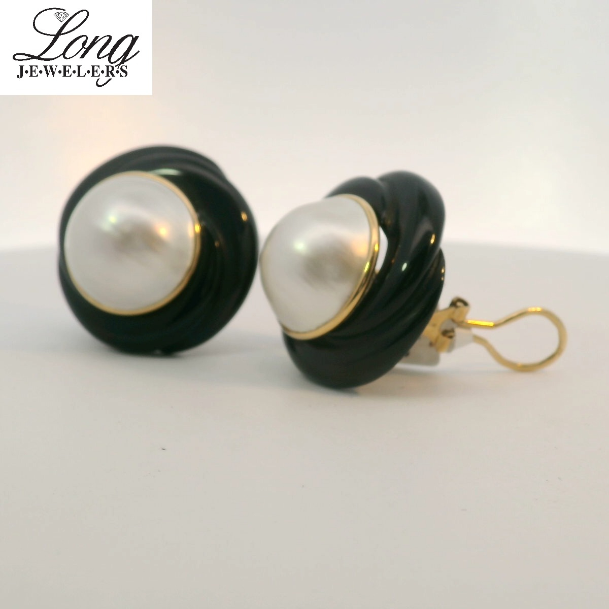 Elegant 14K Yellow Gold Pearl Earrings for Timeless Sophistication