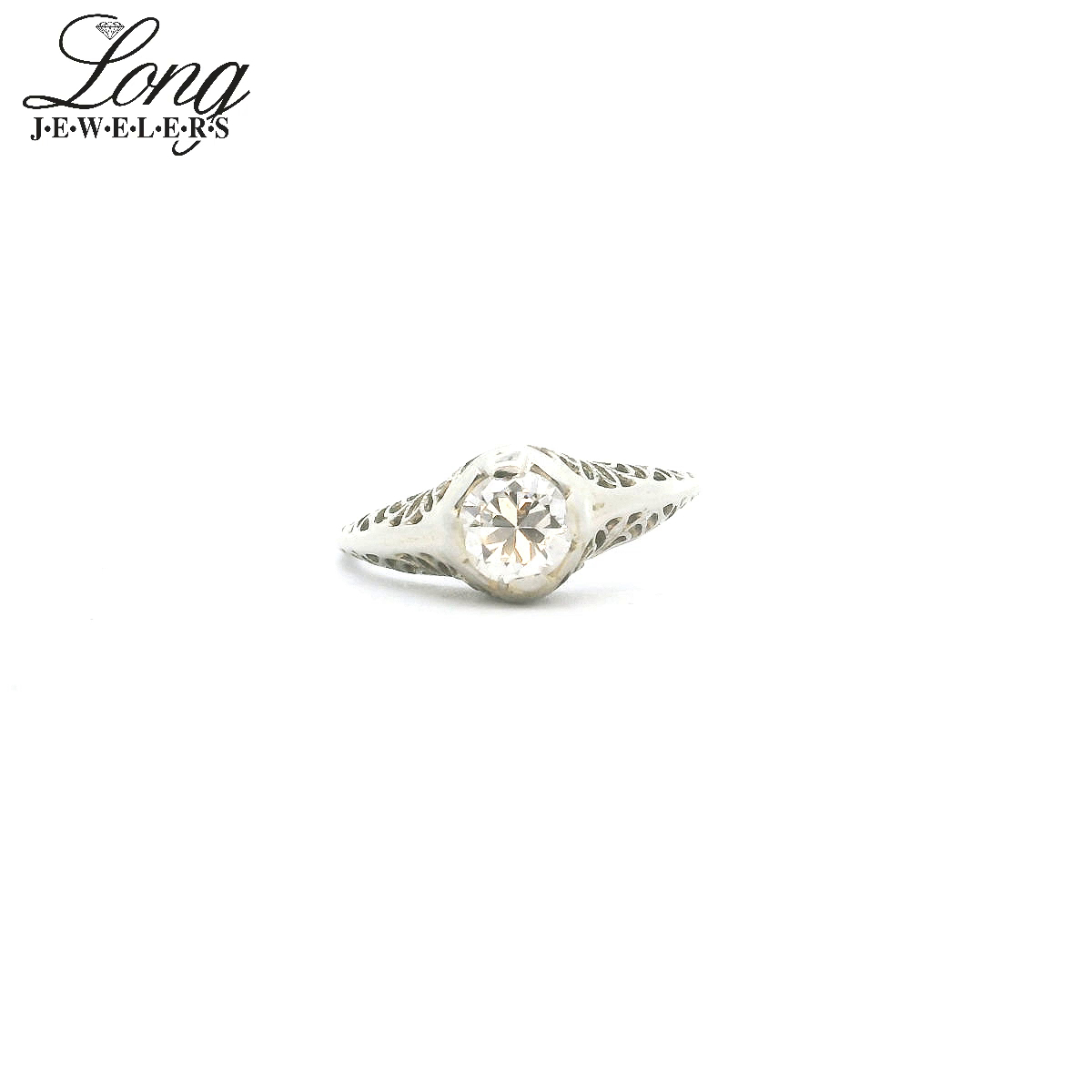 Stunning 18K White Gold Diamond Ring | Timeless Elegance Stunning 18K White Gold Diamond Ring | Timeless Elegance