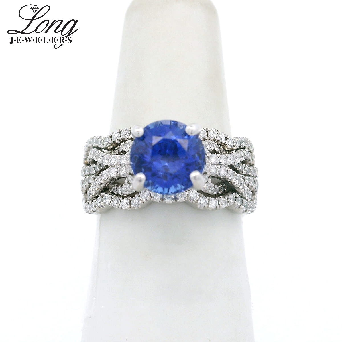 Stunning 18K White & Yellow Gold Gemstone Ring | Elegant Dual-Tone Design Stunning 18K White & Yellow Gold Gemstone Ring | Elegant Dual-Tone Design