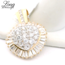 Elegant 14K Yellow Gold Pendant Necklace - Timeless Charm thumbnail 2