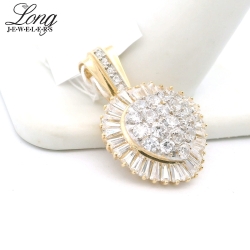 Elegant 14K Yellow Gold Pendant Necklace - Timeless Charm thumbnail 3