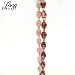 14K Yellow Gold Gemstone Bracelet | Elegant & Timeless Luxury thumbnail 4