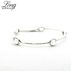 Sterling Silver (925) Gemstone Bracelet | Elegant & Timeless Design