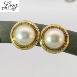 Elegant Sterling Silver (925) Pearl Earrings for Timeless Sophistication