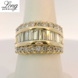 14K Yellow Gold Cluster Ring: Timeless Elegance and Sparkling Brilliance
