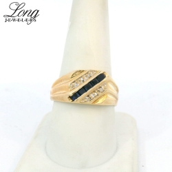 18K Yellow Gold Cluster Ring: Elegant Design for Timeless Beauty thumbnail 1