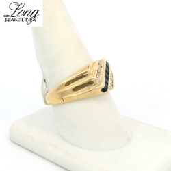 18K Yellow Gold Cluster Ring: Elegant Design for Timeless Beauty thumbnail 2