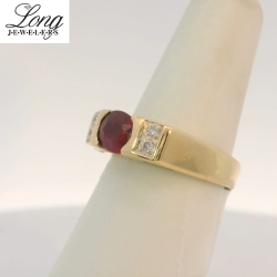 Stunning 18K Yellow Gold Gemstone Ring | Elegant & Vibrant Designs thumbnail 2