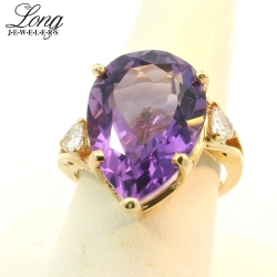 14K Yellow Gold Gemstone Ring: Elegant and Vibrant Luxury