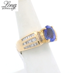 14K Yellow Gold Gemstone Ring: Elegant and Vibrant Luxury thumbnail 2