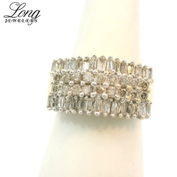 10K White Gold Diamond Ring: Timeless Elegance and Sparkling Brilliance thumbnail 1