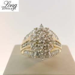 Stunning Titanium Cocktail Ring for a Bold and Unique Statement thumbnail 1