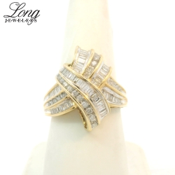 14K Yellow Gold Cluster Ring: Timeless Elegance and Sparkling Brilliance