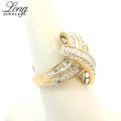 14K Yellow Gold Cluster Ring: Timeless Elegance and Sparkling Brilliance thumbnail 3