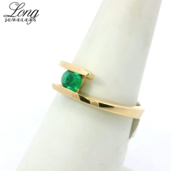 Stunning 18K Yellow Gold Gemstone Ring for Timeless Elegance thumbnail 3