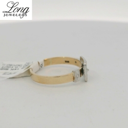 14K Yellow Gold Diamond Ring: Timeless Elegance and Sparkling Brilliance thumbnail 2
