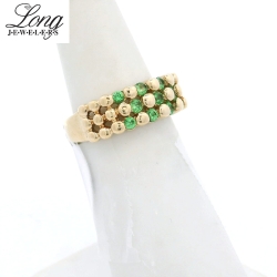 14K Yellow Gold Cluster Ring: Timeless Elegance and Sparkling Brilliance thumbnail 2