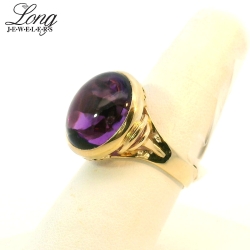 14K Yellow Gold Gemstone Ring: Elegant and Unique Style
