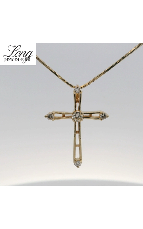 14K Yellow Gold Religious Necklace: Elegant Faith-Inspired Jewelry