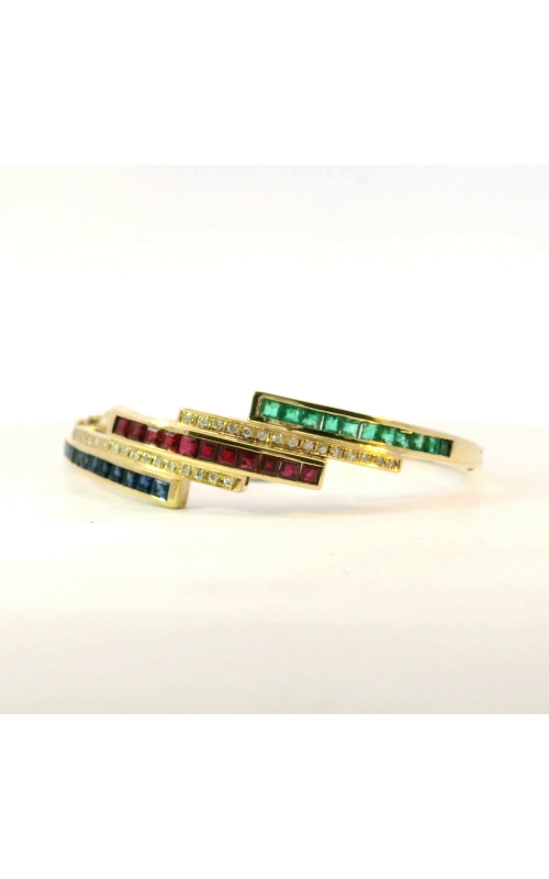 14K Yellow Gold Gemstone Bracelet | Elegant & Timeless Design