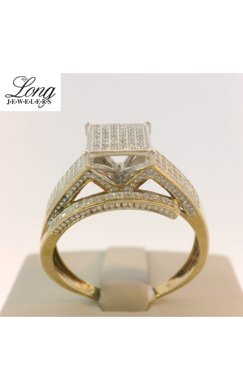 10K Yellow Gold Pave Ring: Dazzling Design for Everyday Elegance