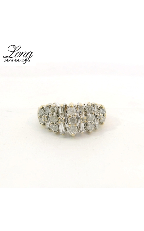 10K Yellow Gold Cluster Ring: Timeless Elegance and Sparkling Brilliance