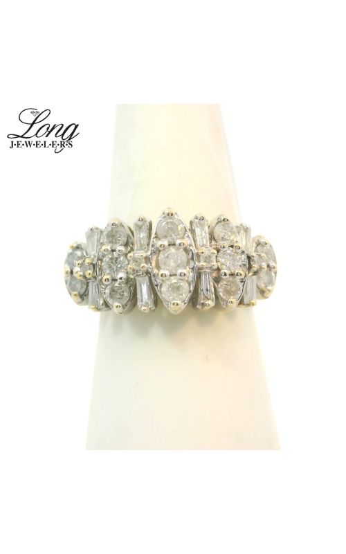 Titanium Cluster Ring: Durable Elegance with Stunning Gemstone Display