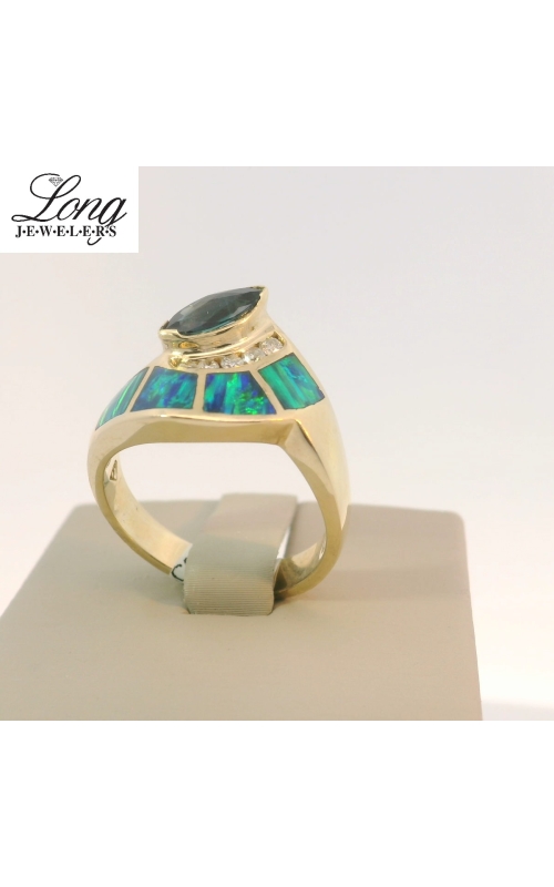 14K Yellow Gold Gemstone Ring: Elegant and Vibrant Style