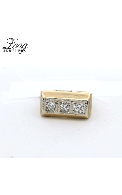 14K Yellow Gold Pave Ring: Elegant Sparkle & Timeless Charm