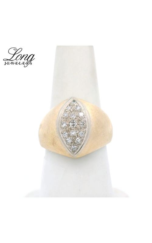 14K Yellow Gold Cluster Ring: Timeless Elegance and Sparkling Brilliance