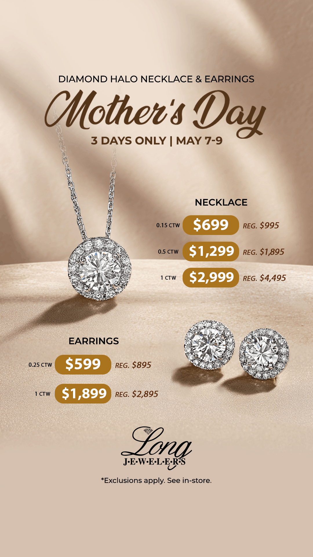 Join Mother's Day Event at Long Jewelers