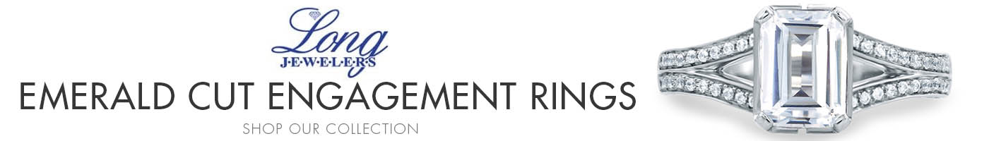 Emerald Diamond Engagement Rings at Long Jewelers