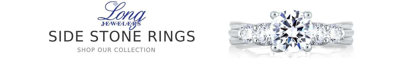 Side Stone Rings at Long Jewelers Side Stone Rings at Long Jewelers
